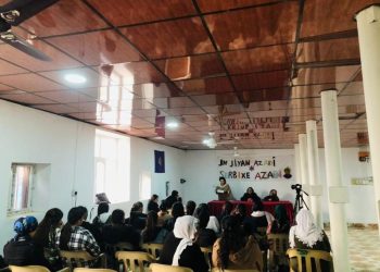 Jinên ciwan a wargeha mexmurê civîna xwe ya salane rêvebirin