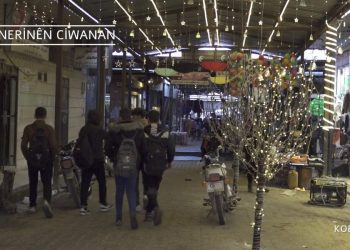 Nêrîna Ciwanan ji kolanên Kobanê