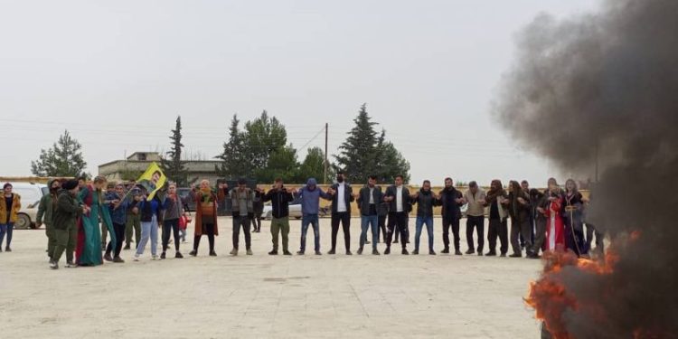 Bi pêşengiya YJC’ê 7’emîn salvegera rizgarkirina Kobanê hat pîrozkirin