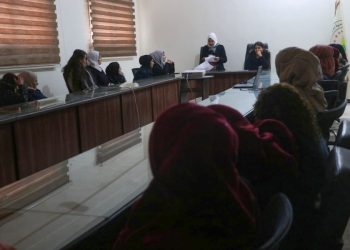 Jinên Ciwan ên Tebqayê tekoşîna Rêber Apo didin nas kirin
