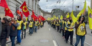 Li Baselê enternasyonalîst ji bo azadiya Rêber Apo dimeşin