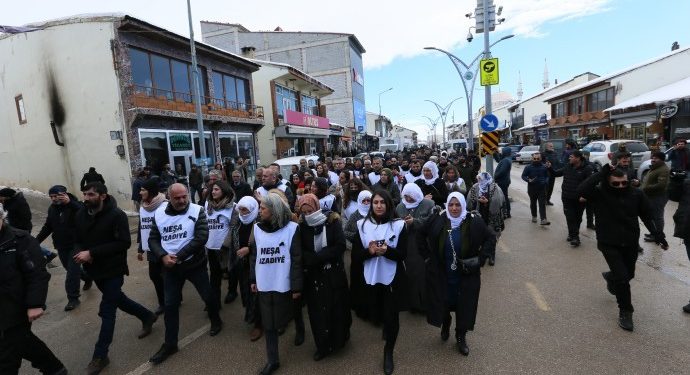 Meşa Azadiyê navçe bi navçe didome: Şêx Seîd hate bibîranîn
