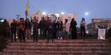 Ciwanên PYD’ê yên Reqa li dijî Komplo Navnetewî xwe perwerde dikin