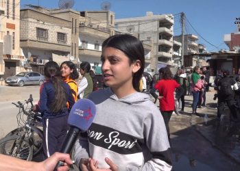 Pêşbirka bîsîklet a jinên ciwan ji bo 8’ê adarê