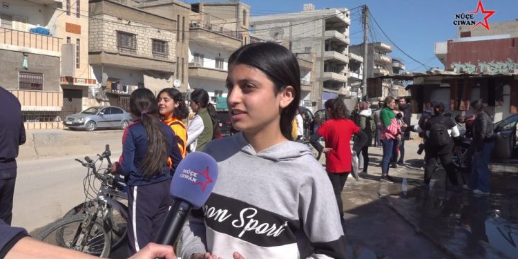 Pêşbirka bîsîklet a jinên ciwan ji bo 8’ê adarê