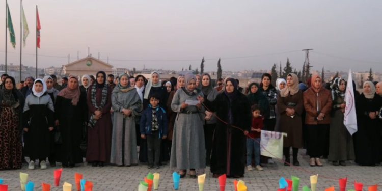 Minbic: ‘Bi vîna azad a jin em dawî li polîtîkayên qirkirin, dagirkerî û tecrîdê bînin’