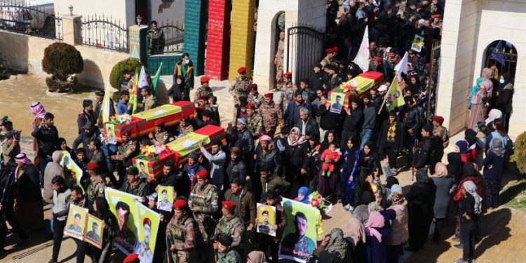 Li Hesekê 4 şehîdên QSD`ê hatin oxirkirin