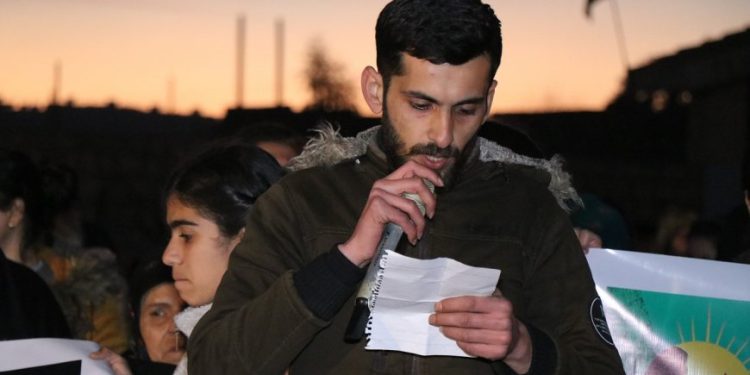 Yekitiya Jinên Ciwan a Helebê şehîd Sara û Bîşeng bi bîr anîn