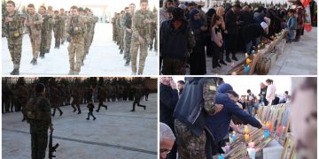 Li Reqa şehîdên meha Sibatê hatin bibîranîn