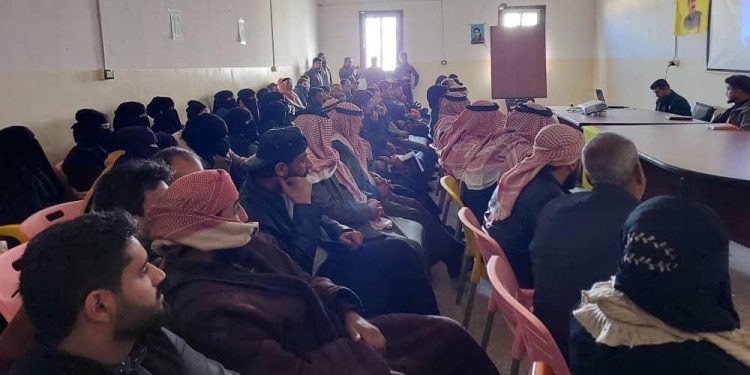 Ciwanên Şoreşger ên Dêrazor derbarê Komplo li dijî Rêber Apo komxebatekî li dar xistin