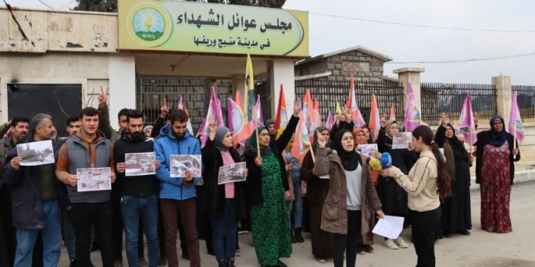 Meclisa Malbatên Şehîdan a Minbic binpêkirina hurmeta goristanan ji aliyê dewleta Tirk ve şermezar kir