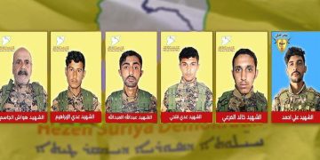 QSDˊê nasnameyên 6 şervanên li Dêrazor û Minbicê şehîd bûn eşkere kirin