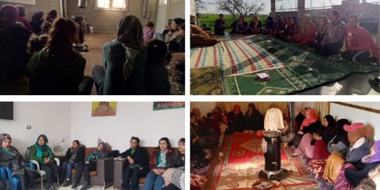 Jinên Ciwan li dijî komploya navnetewî di tevgerê de ne