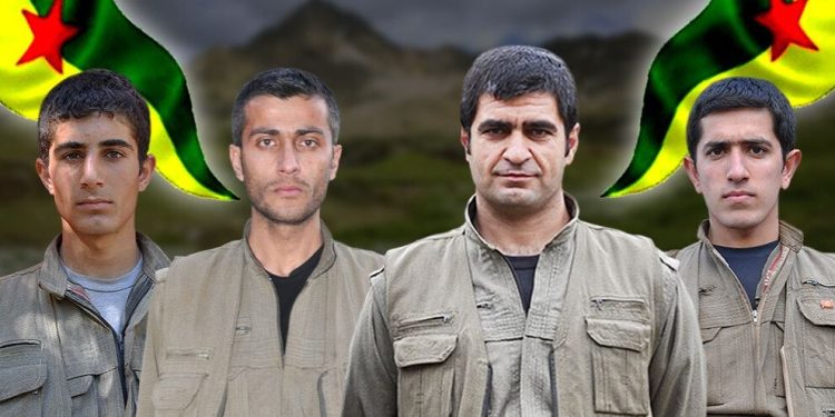 HPG’ê 4 gerîlayên şehîd bi rêzdarî bi bîr anîn