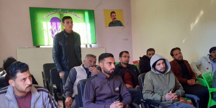 Jinên Ciwan ên Tebqa li ser zihniyeta zilamtsalar nîqaş didin meşandin