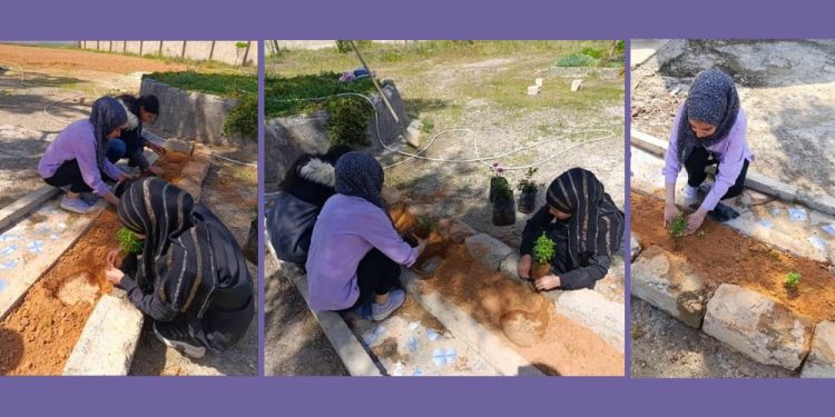 Jinên Ciwan bi boneya 4’ê Nîsanê şitil çandin