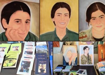 Pêşangehek ji xwendekarên jinên ciwan ên Helebê ji bo şehîdan