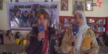 Jinên Ciwan ên Qamişlo ji bo 8’ê adarê komxebatekî li darxistin