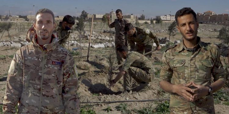 Baxçeyê daran ê Erka Xwe Parastinê ji bo parastina xwezayê welat û bîranîna şehîdan