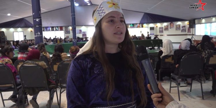 Jinên Ciwan ên Suriyan ku beşdarî Hevbîna Xwebînê bûn: ‘Dengê jin derket’