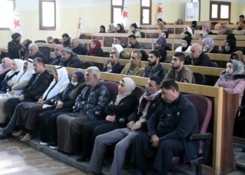 Li Minbicê serhildan û şehîdên Komkujiya 12’ê Adarê hatin bi bîr anîn