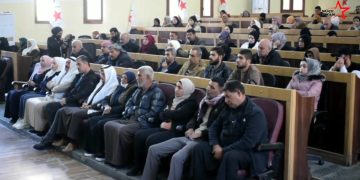 Li Minbicê serhildan û şehîdên Komkujiya 12’ê Adarê hatin bi bîr anîn