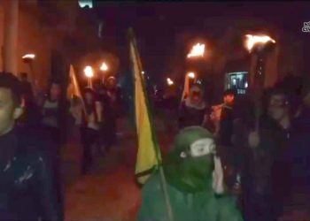 Ciwanên Efrînê bi meşaleyên hêrsê xwe nîşan dan