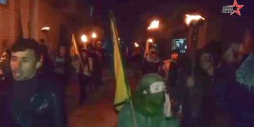 Ciwanên Efrînê bi meşaleyên hêrsê xwe nîşan dan