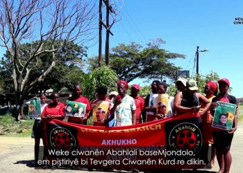 Yekîtiya Ciwanan a rêxistina sosyalîst Abahlali BaseMjondolo (ABM) Ji bo Azadiya Rêber APO bangawazî kir