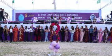 Jinên Efrîn û Şehbayê 8’ê adarê pîroz kirin