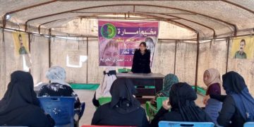 Kampa Amara a Jinên Ciwan li Tebqa berdewam dike