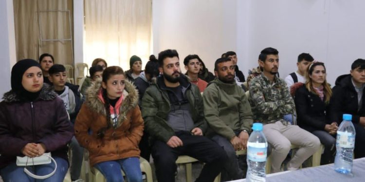 Ciwanên Partiya Yekîtiya Demokratîk ya bajarê Helebê civîna xwe ya salanê lidarxistin