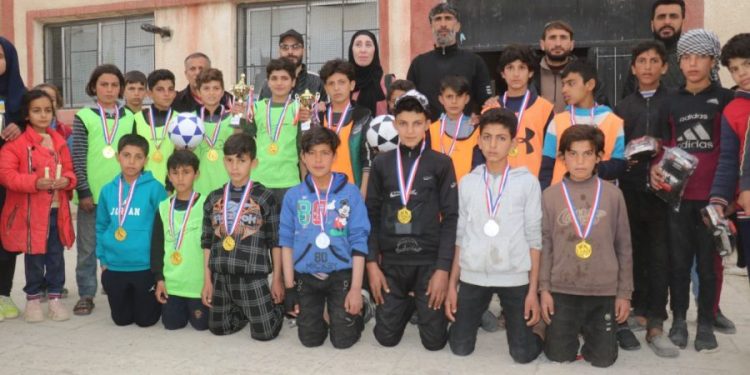 Li dibistanên Dêrazor werzîş tê pêşxistin