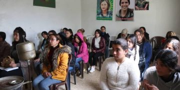 Jinên Ciwan ên PYD’ê yên Şehba civîna xwe ya salane li darxistin