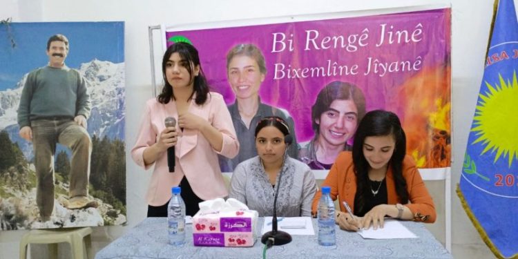 Jinên Ciwan ên PYD’ê yên Helebê civîna xwe ya salane li darxistin