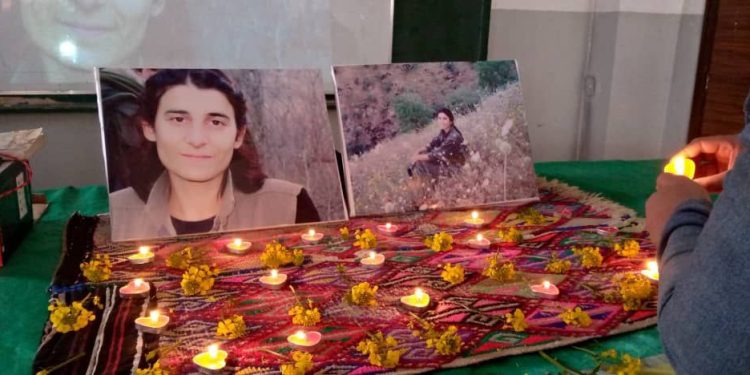 Jinên Ciwan ên Kobanê di hefteya qehremantiyê de şehîdên pêşeng bibîranîn