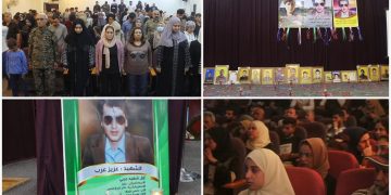 Li Reqa şehîd Ezîz Ereb û şehîdên Adar û Nîsanê hatin bibîranîn