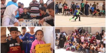 Li Dêrazor çalakî ji bo zarokan berdewam in