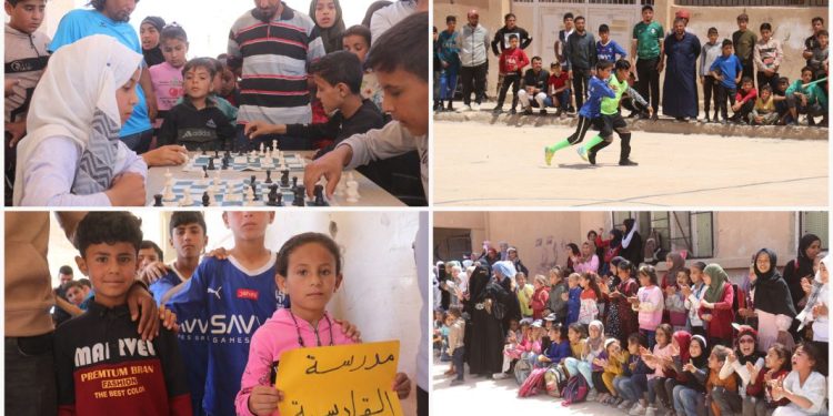 Li Dêrazor çalakî ji bo zarokan berdewam in