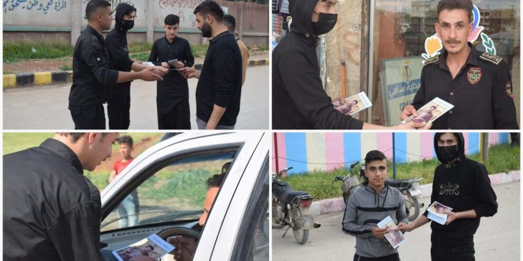 Ciwanên Minbicê jiyana Rêber Apo didin nasîn