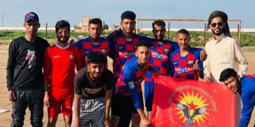 Ciwanên Şoreşger ên Til Koçer turnoveyekî futbolê li dar dixin