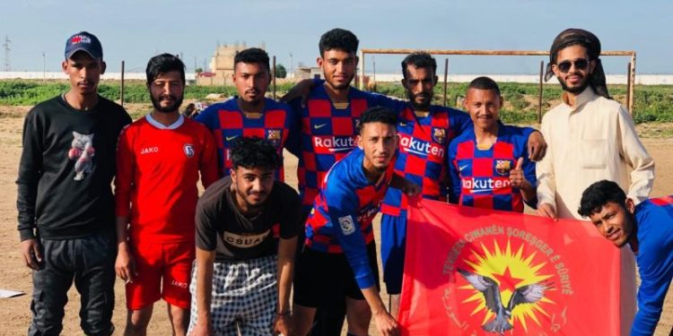 Ciwanên Şoreşger ên Til Koçer turnoveyekî futbolê li dar dixin