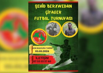 Tûrnûvaya futbolê ya Şehîd Berxwedan Çiyager a Parîsê CKF (Ciwanên Kurdistanî En France)