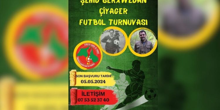 Tûrnûvaya futbolê ya Şehîd Berxwedan Çiyager a Parîsê CKF (Ciwanên Kurdistanî En France)