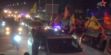 Ciwanên Qamişlo bi rihê 4’ê Nîsanê berxwedana Bakur silav kirin