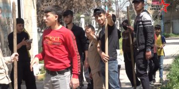 Ciwanên Qamişlo bi çandina daran 4’ê Nîsan pîroz kirin