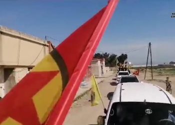 Ciwanên Şoreşger ên Til Koçer ji bo pîrozkirina rojbûna Rêber Apo çalakî li darxistin