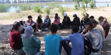 “Kampa Rêber Abdullah Ocalan” li ber çemê Firat didome