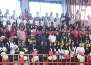 Li Cizîrê di şahiyê xelatkirina werzîşvanên jin de şehîd Sara û şehîd Bişeng hatin bibîranîn