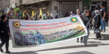 Li Helebê gel li dijî êrîşên dagirkeriyê li ser Metîna daket qadan